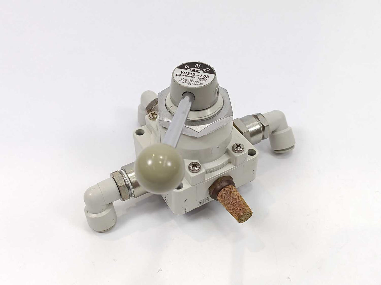 SMC VH310-F03 Hand Valve max. press. 1,0MPa 150 PSi