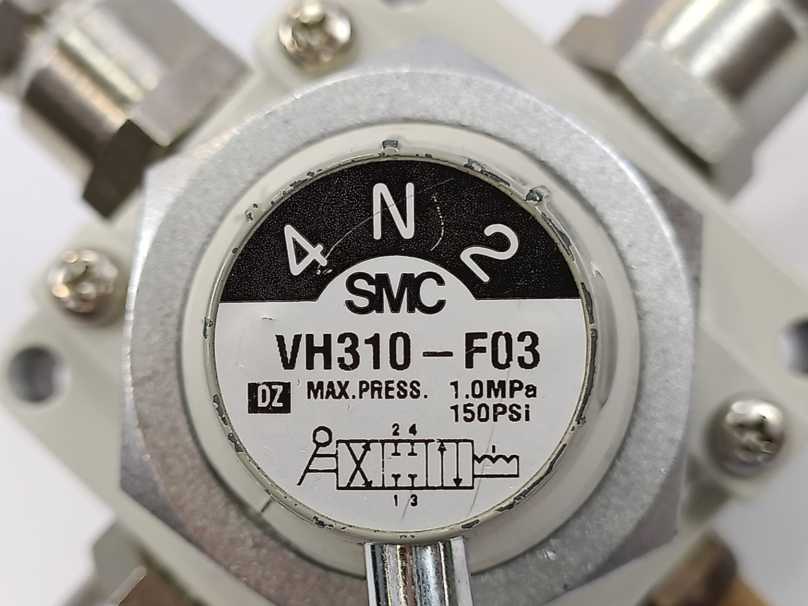 SMC VH310-F03 Hand Valve max. press. 1,0MPa 150 PSi