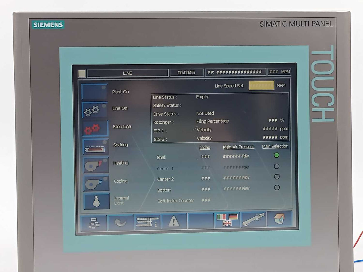 Siemens 6AV6 643-0CD01-1AX0 SIMATIC MULTI PANEL 277 10" Touch