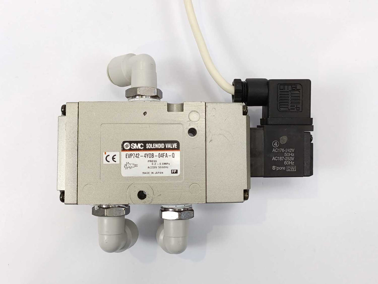 SMC EVP742-4Y0B-04FA-Q Solenoid Valve Press. 0,2-0,8MPa