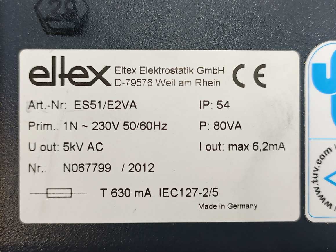 ELTEX ES51/E2VA Electrostatic Charging Generator