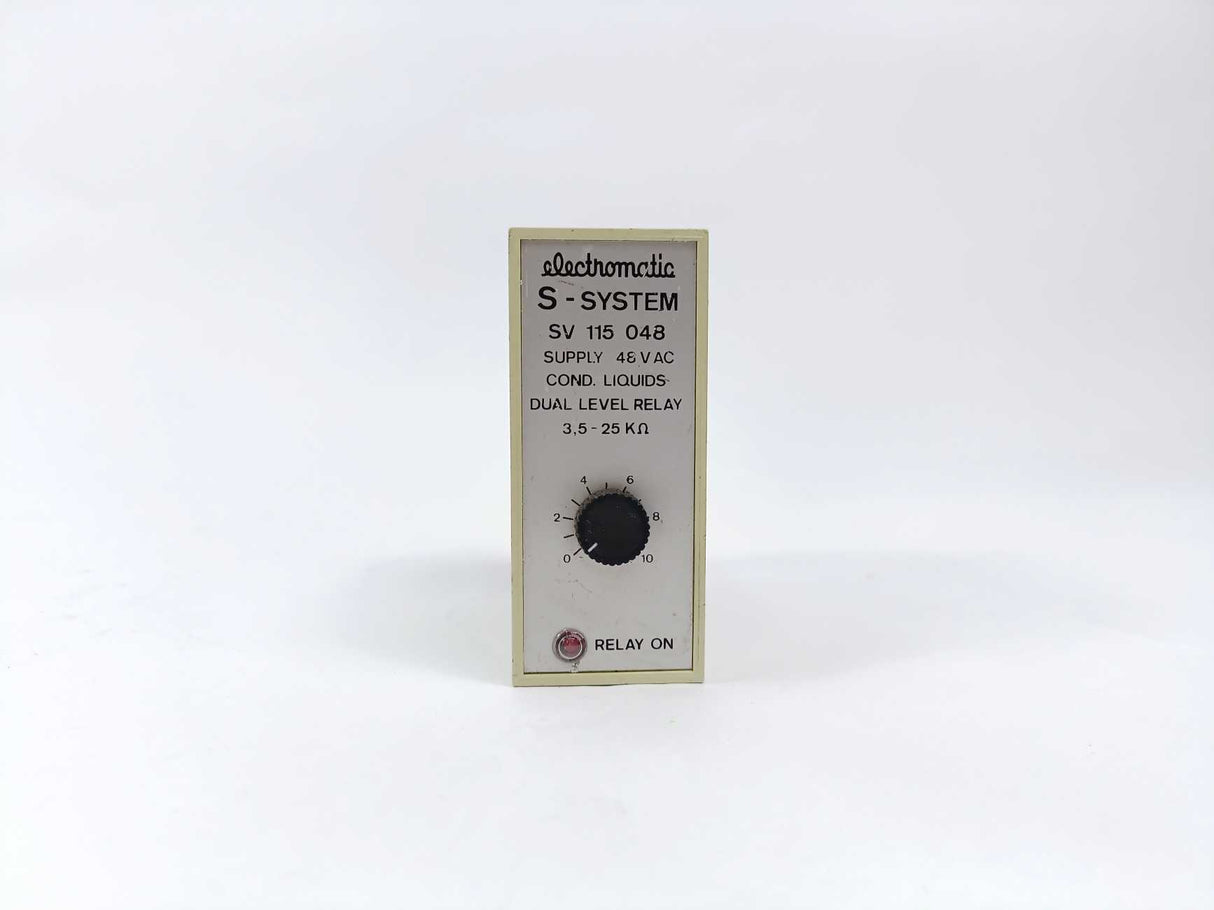 Electromatic SV 115 048 S-System Cond. Liquids Dual Level Relay 48VAC