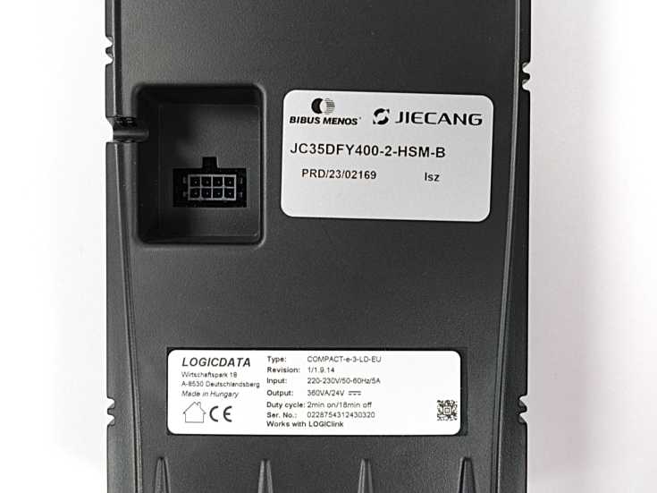 LOGICDATA COMPACT-e-3-LD-EU Control Box /JC35DFY400-2-HSM-B