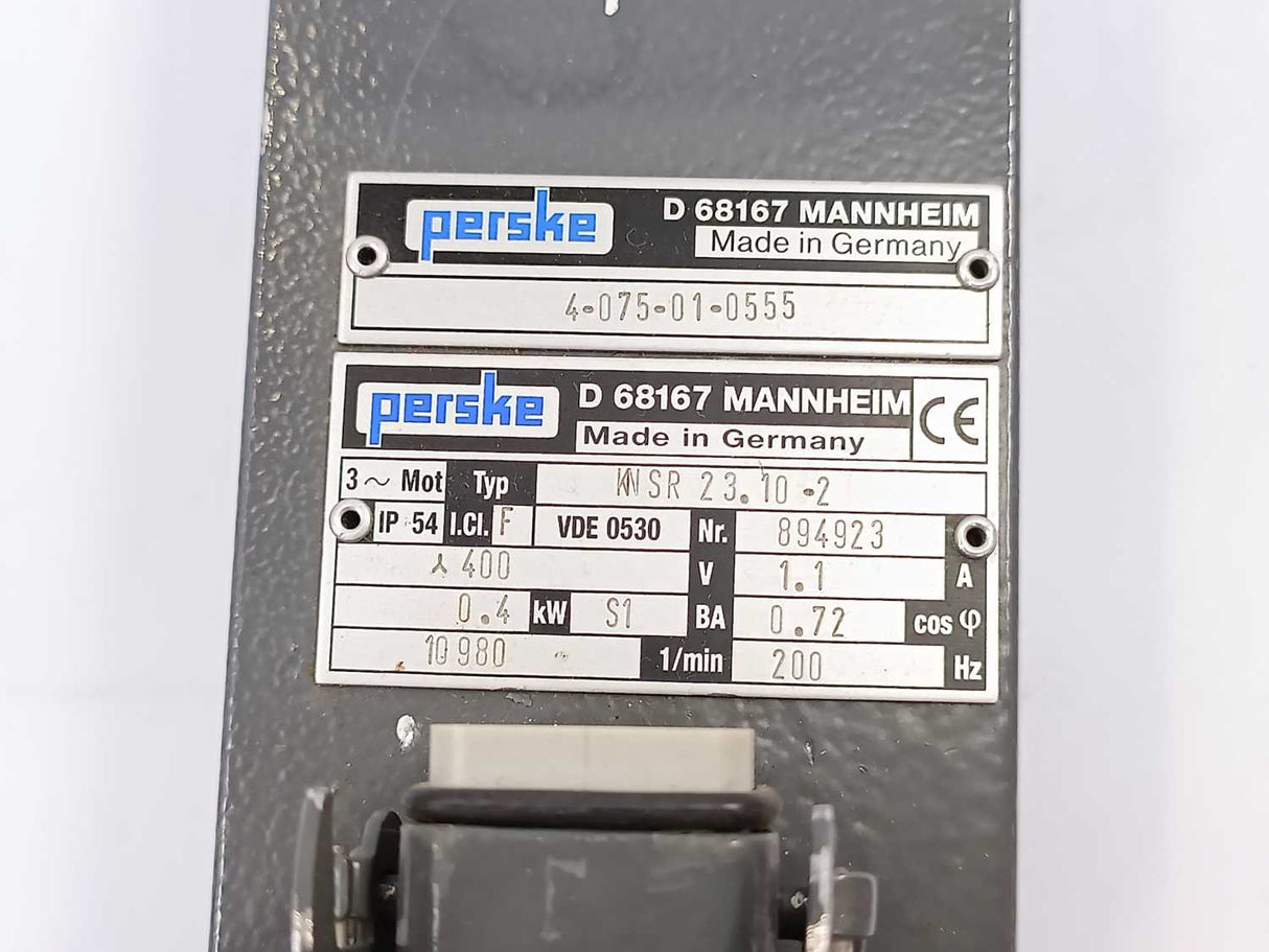 Perske 4075010555 Motor KNSR23.10-2 0,4kW
