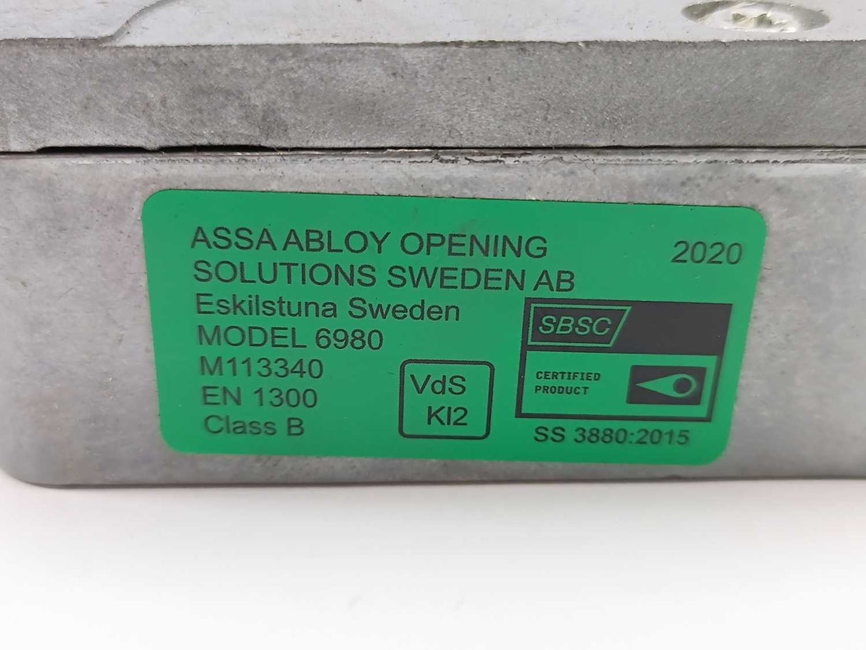 Assa Abloy 6980 OPENING SOLUTIONS Security Container Key Lock Vds KL 2