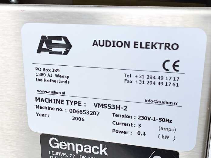 Audionvac Digital VMS53H-2 AUDIONVAC VMS53 Horizontal Vacuum Chamber
