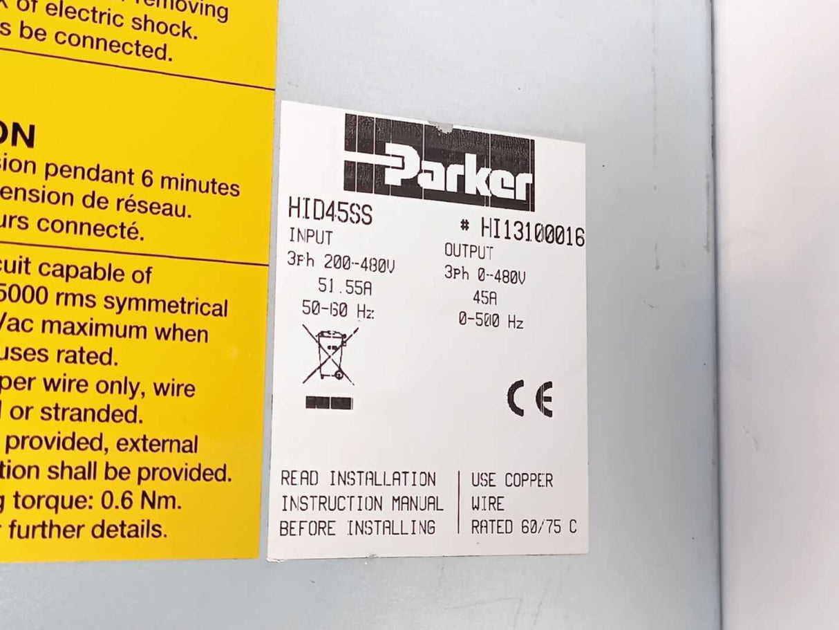 Parker HID45SS Single-Axis Servo Drive/Controller