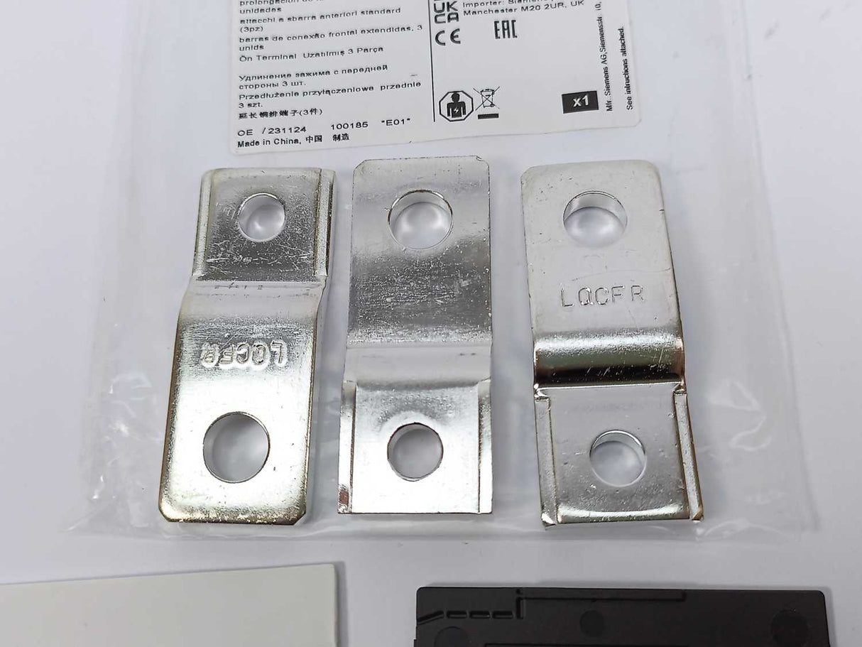 Siemens 3VA9253-0QB00 Front Bus Connectors 3 Pcs.