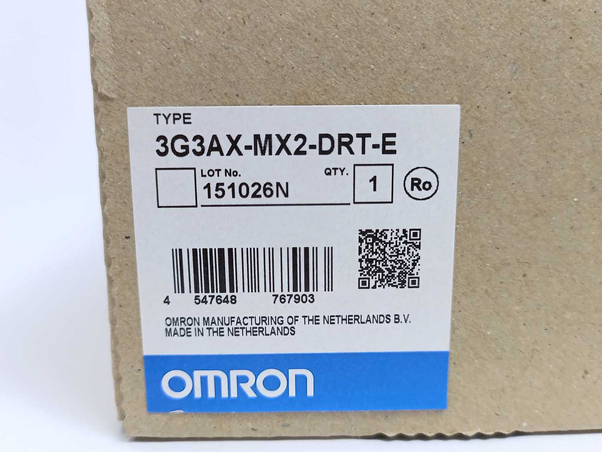 OMRON 3G3AX-MX2-DRT-E DeviceNet Option Card for MX2 Series Inverters