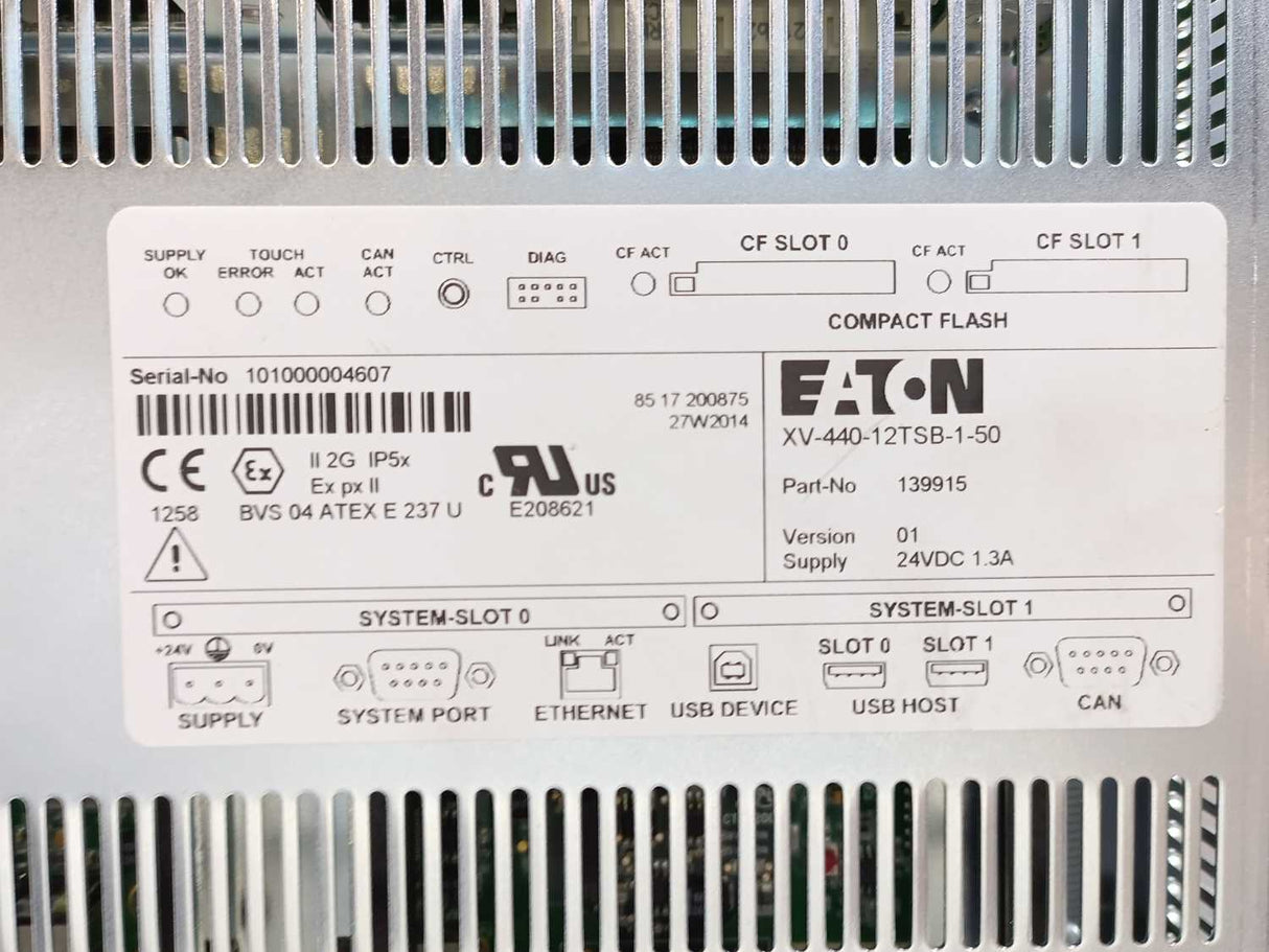Eaton 139915 XV-440-12TSB-1-50 Touch Panel