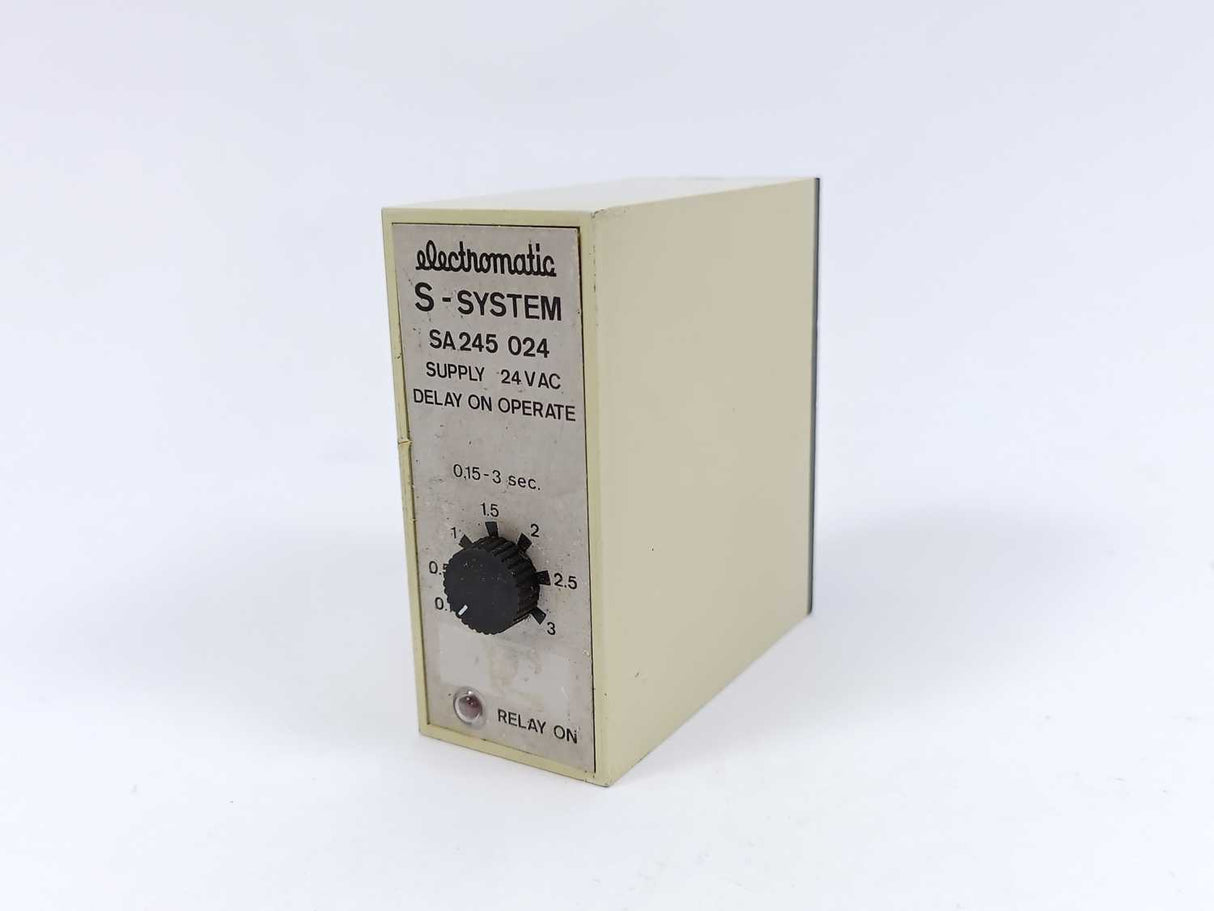 Electromatic SA 245 024 S-System Delay on Operate 0,15- 3 sec.