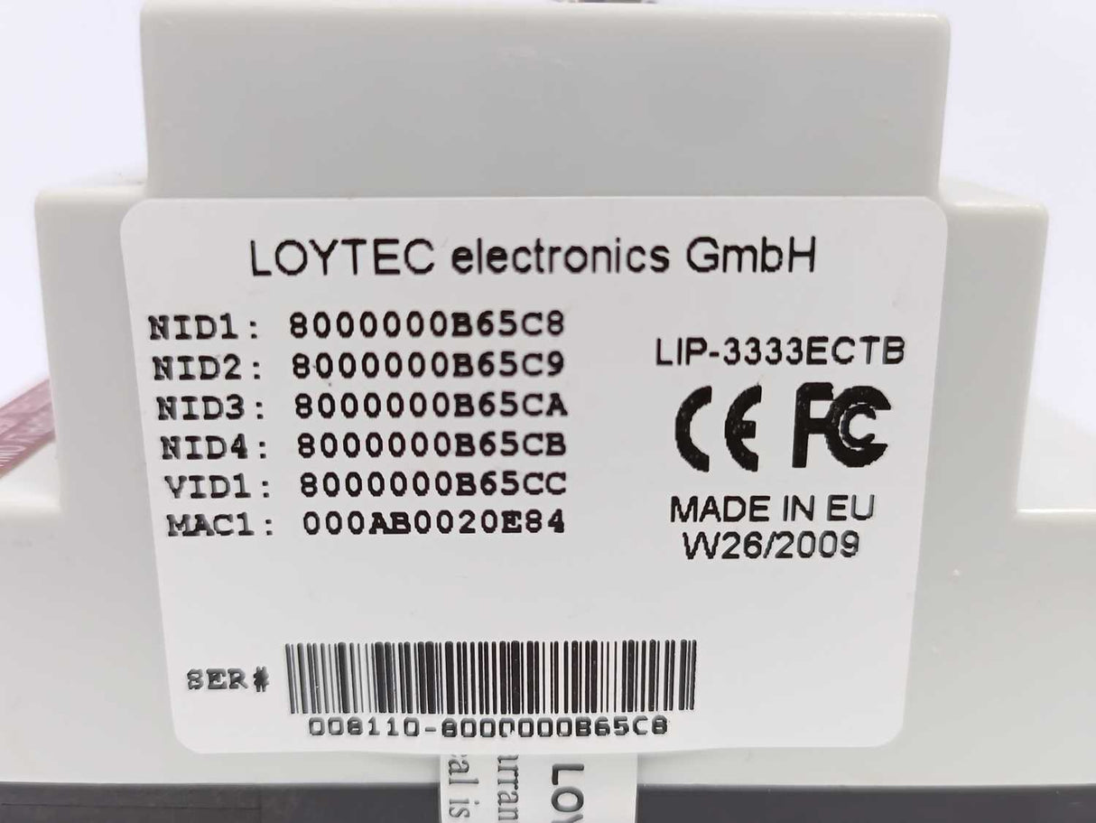 LOYTEC electronics LIP-3333ECTB L-IP, EIA709/IP Router, 100Base-T