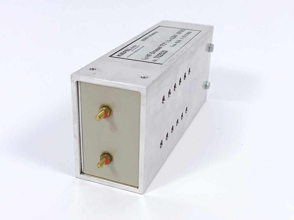 Kiefel HF-Drossel F2 UHF-2,5kV / 50%ED / I 50Hz-0,1A / f-27,12Mhz