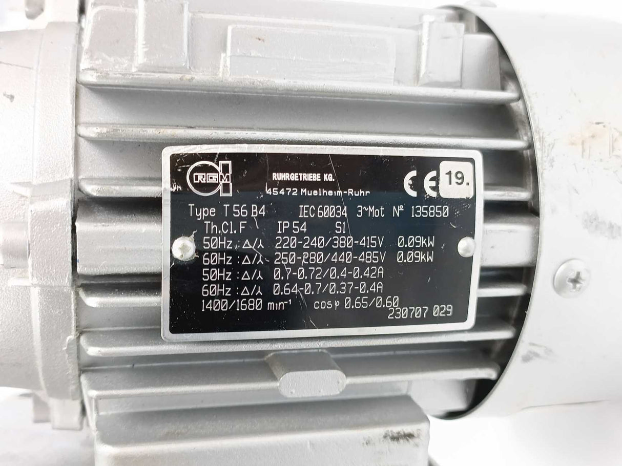 Ruhrgetriebe T56B4 0.09kW, Motor