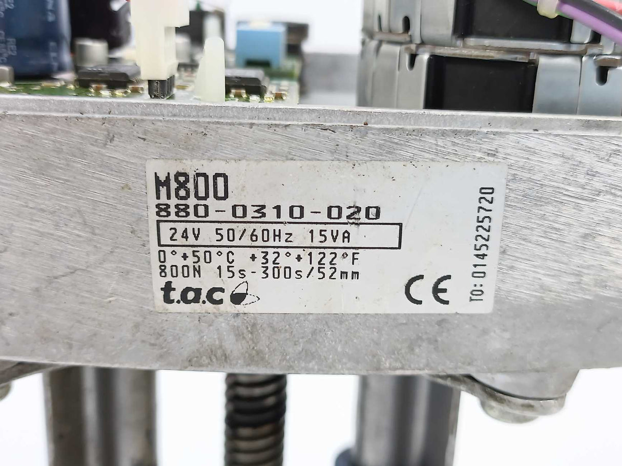 t.a.c 880-0310-020 M800 Mechanical Actuator 24V, 50/60Hz, 15VA