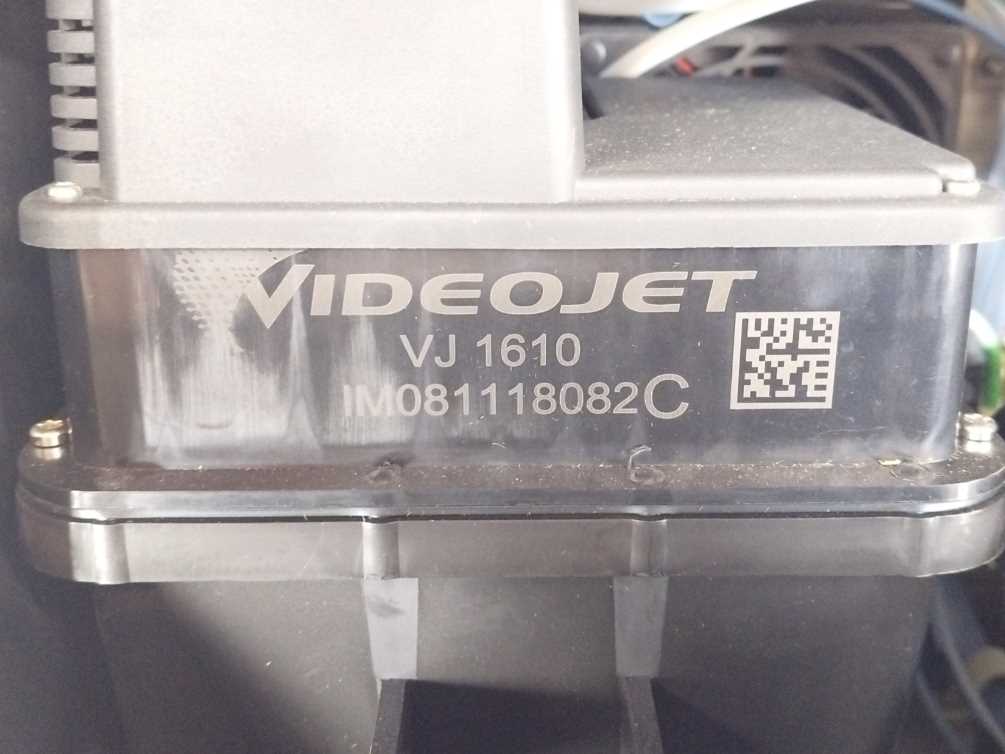 VideoJet 399424 1610 Dual Head Industrial Inkjet Printer w/ mobile stand