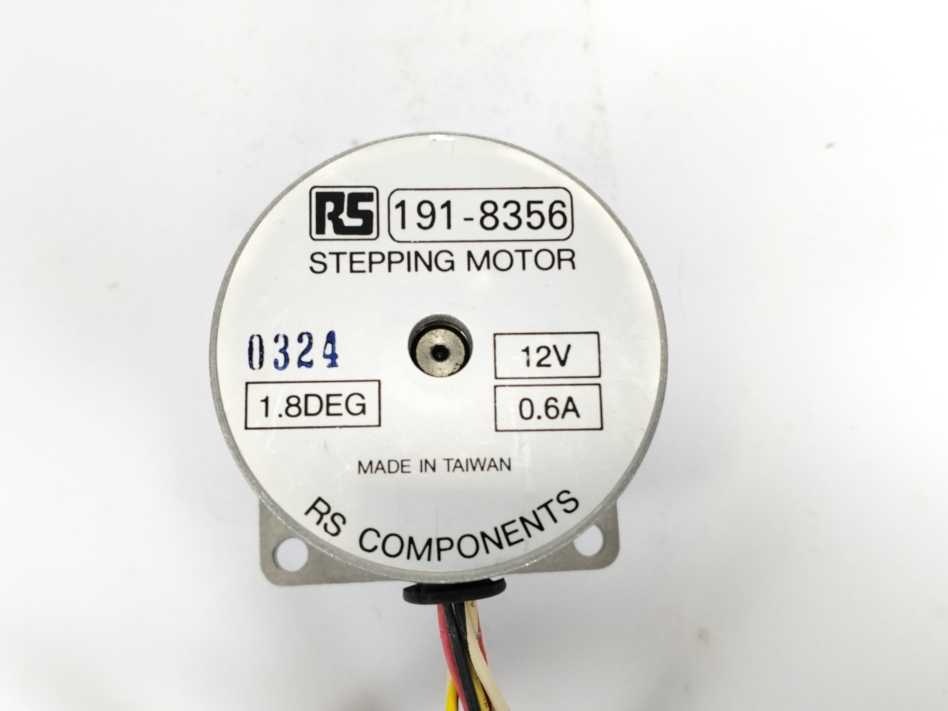 RS 191-8356 1.8Deg 12V 0.6A Stepping Motor