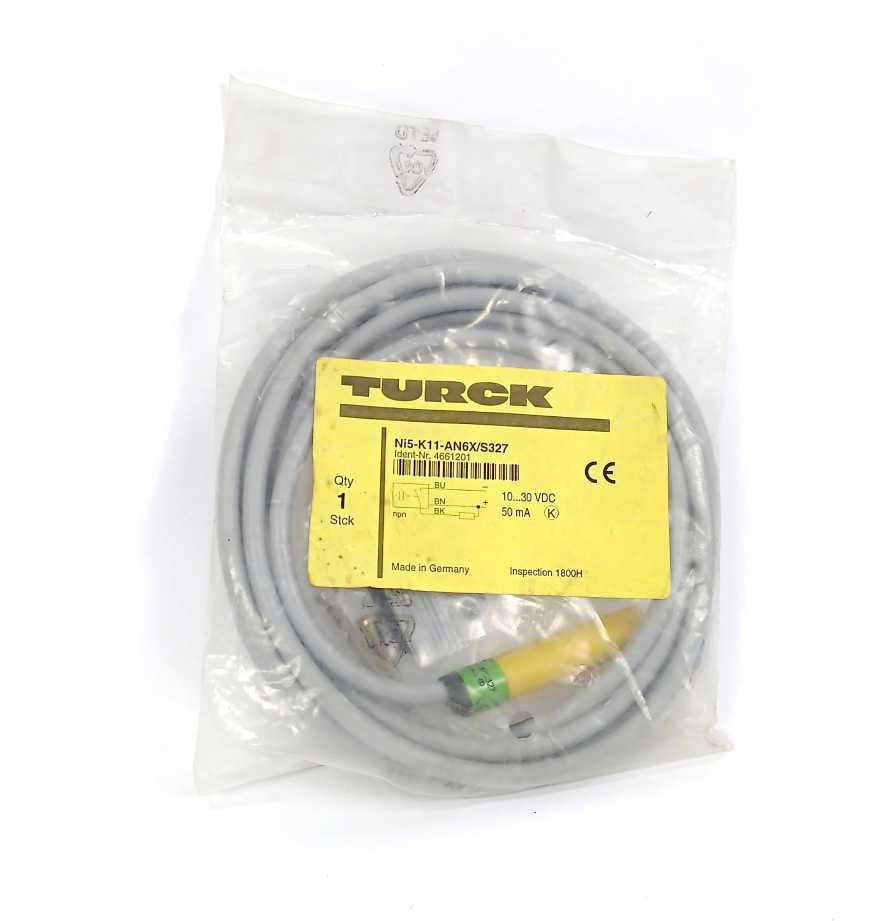 Turck 4661201 Inductive Sensor Ni5-K11-AN6X/S327