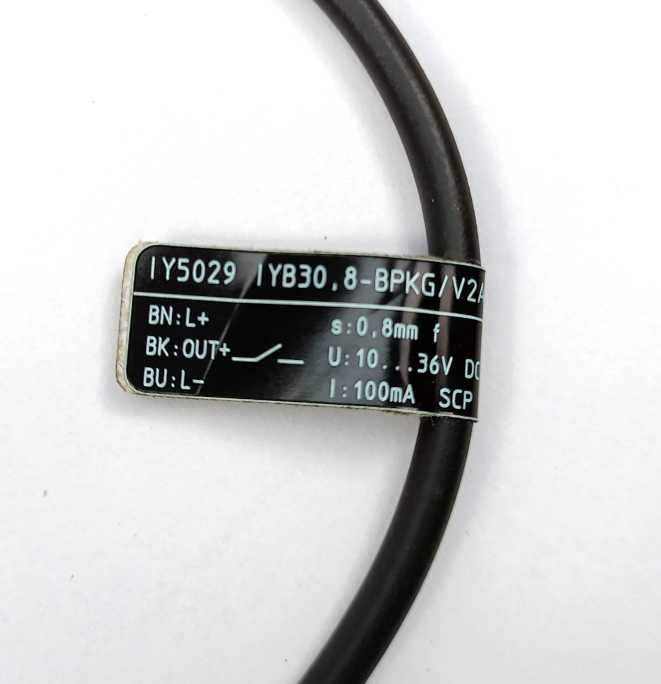 ifm IY5029 efector 100 Inductive Proximity Switch 2m