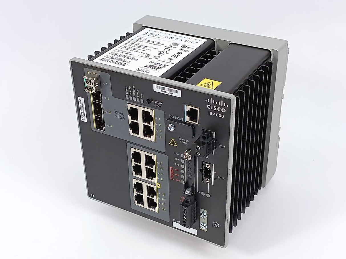 Cisco Systems IE-4000-8T4G-E V02 Industrial Ethernet 4000 Series Switch