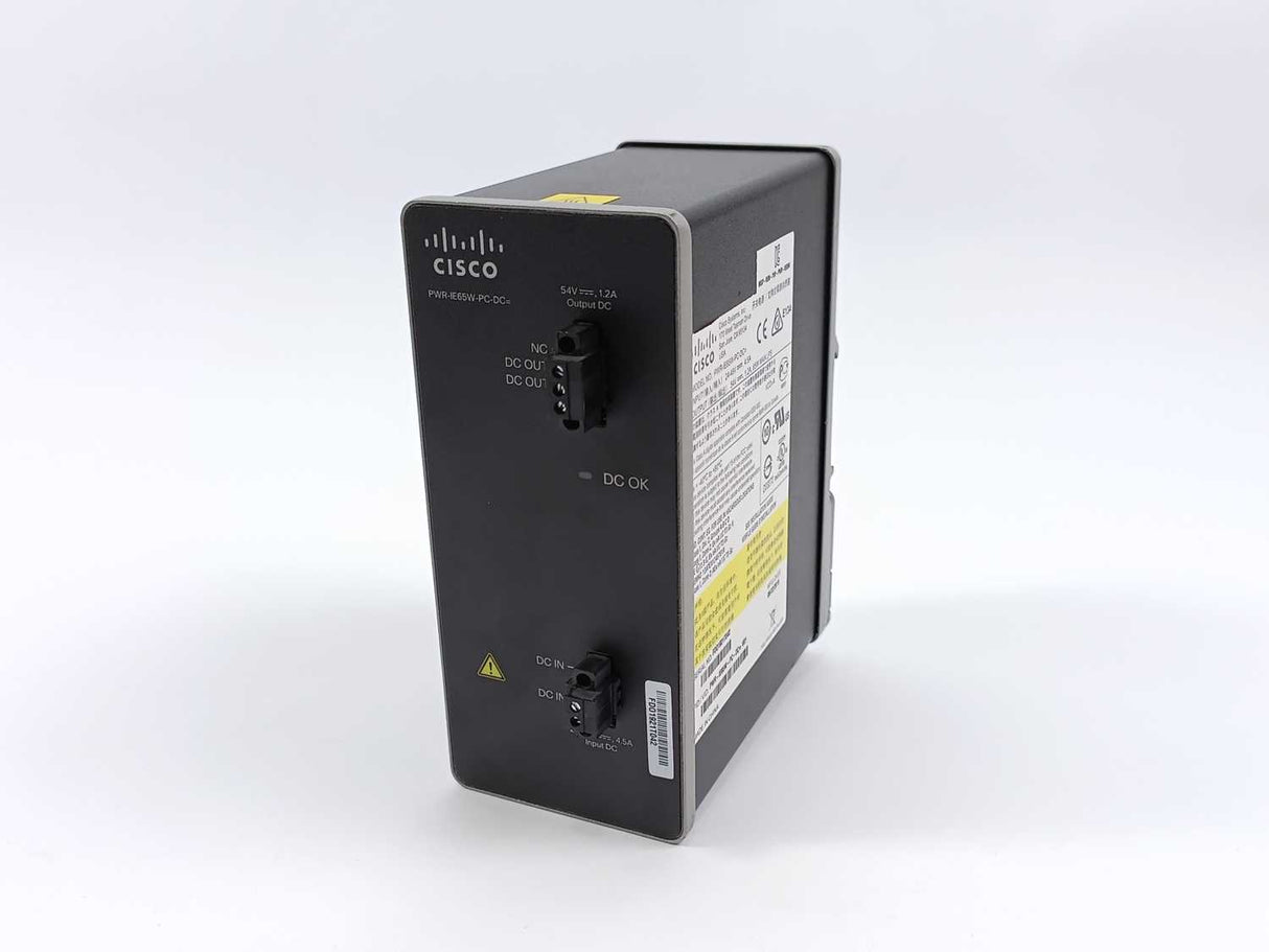 Cisco Systems PWR-IE65W-PC-DC=V01 Industrial Power Supply Unit, 24-48V, 4.5A