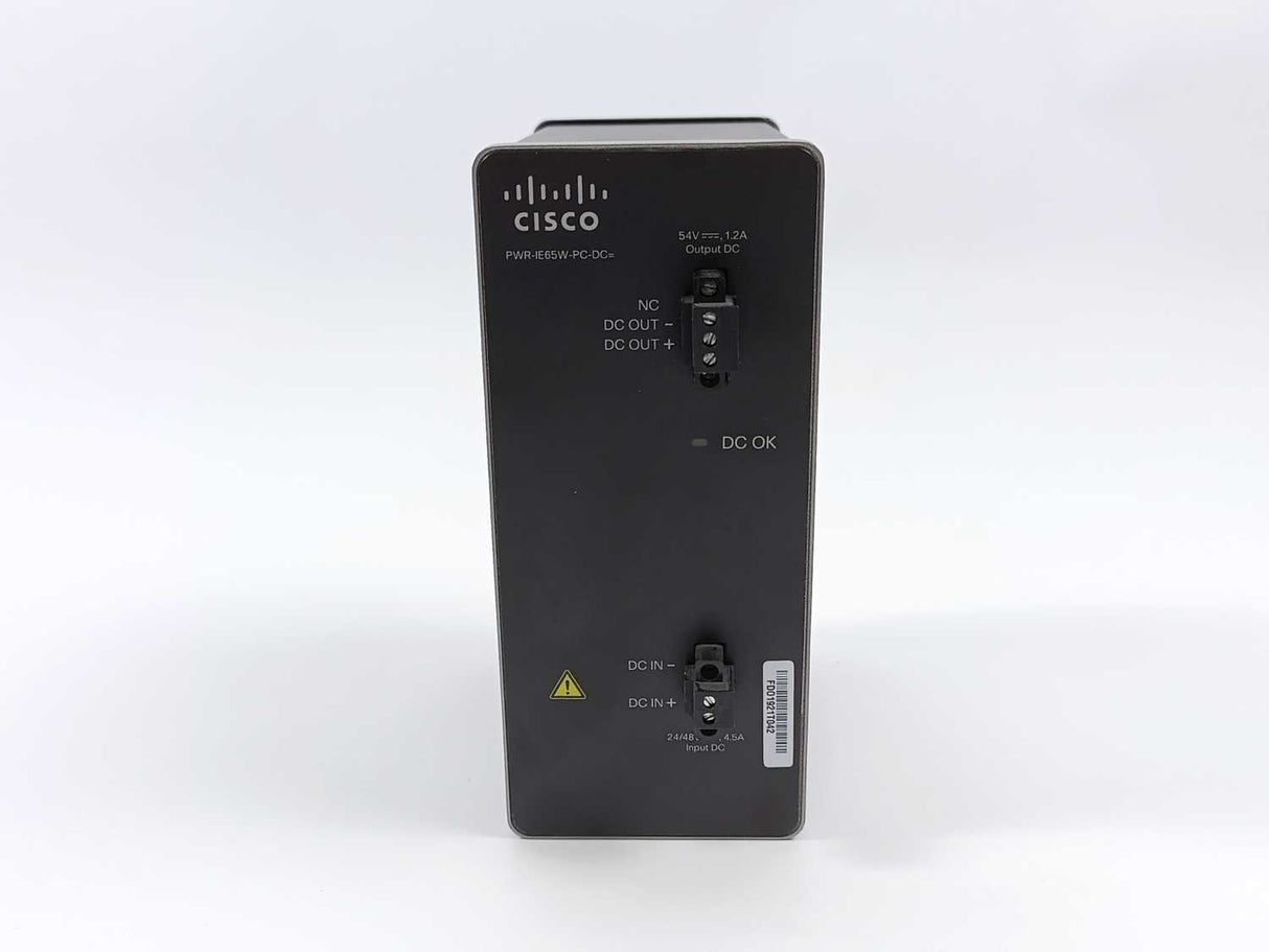 Cisco Systems PWR-IE65W-PC-DC=V01 Industrial Power Supply Unit, 24-48V, 4.5A