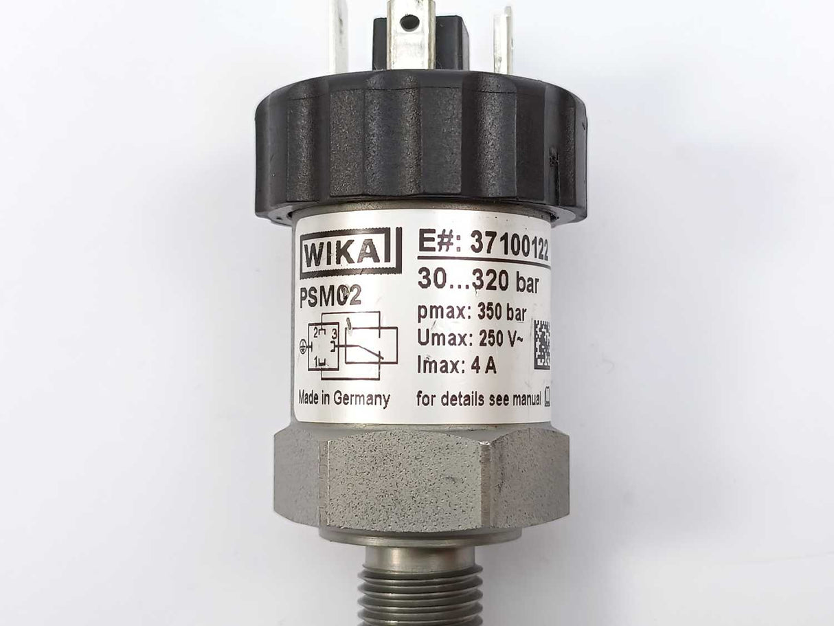 WIKA 37100122 PSM02 Compact Pressure Switch 30...320 bar