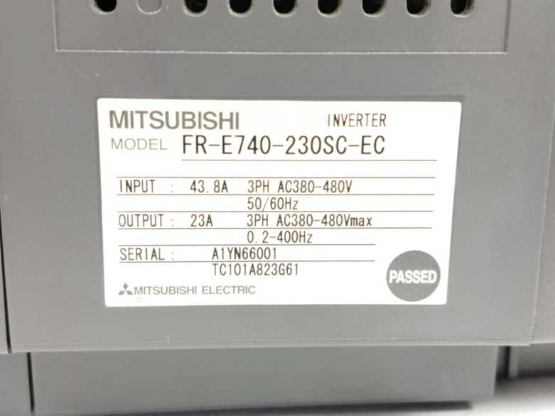 Mitsubishi FR-E740-230SC-EC Frequency Inverter Drive