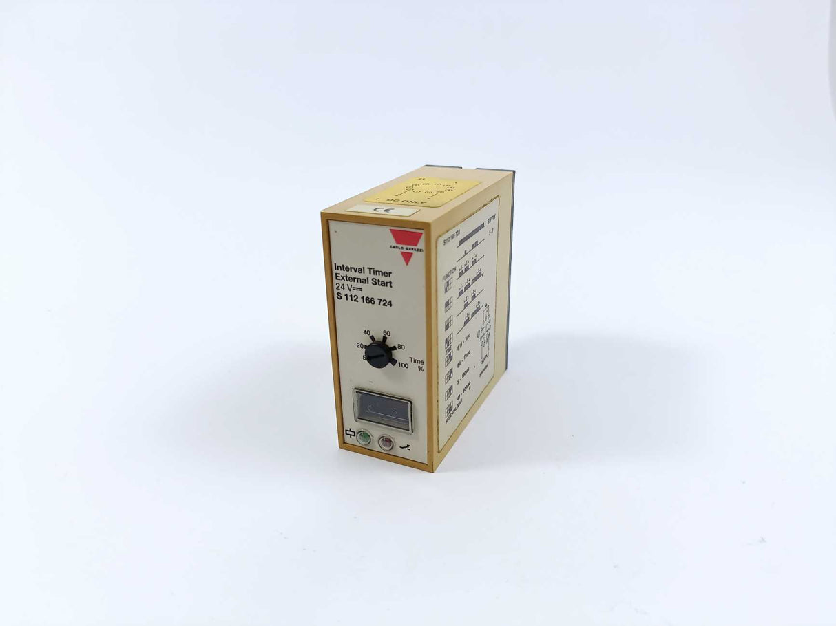 Carlo Gavazzi S 112 166 724 Interval Timer. External Start. 24VDC
