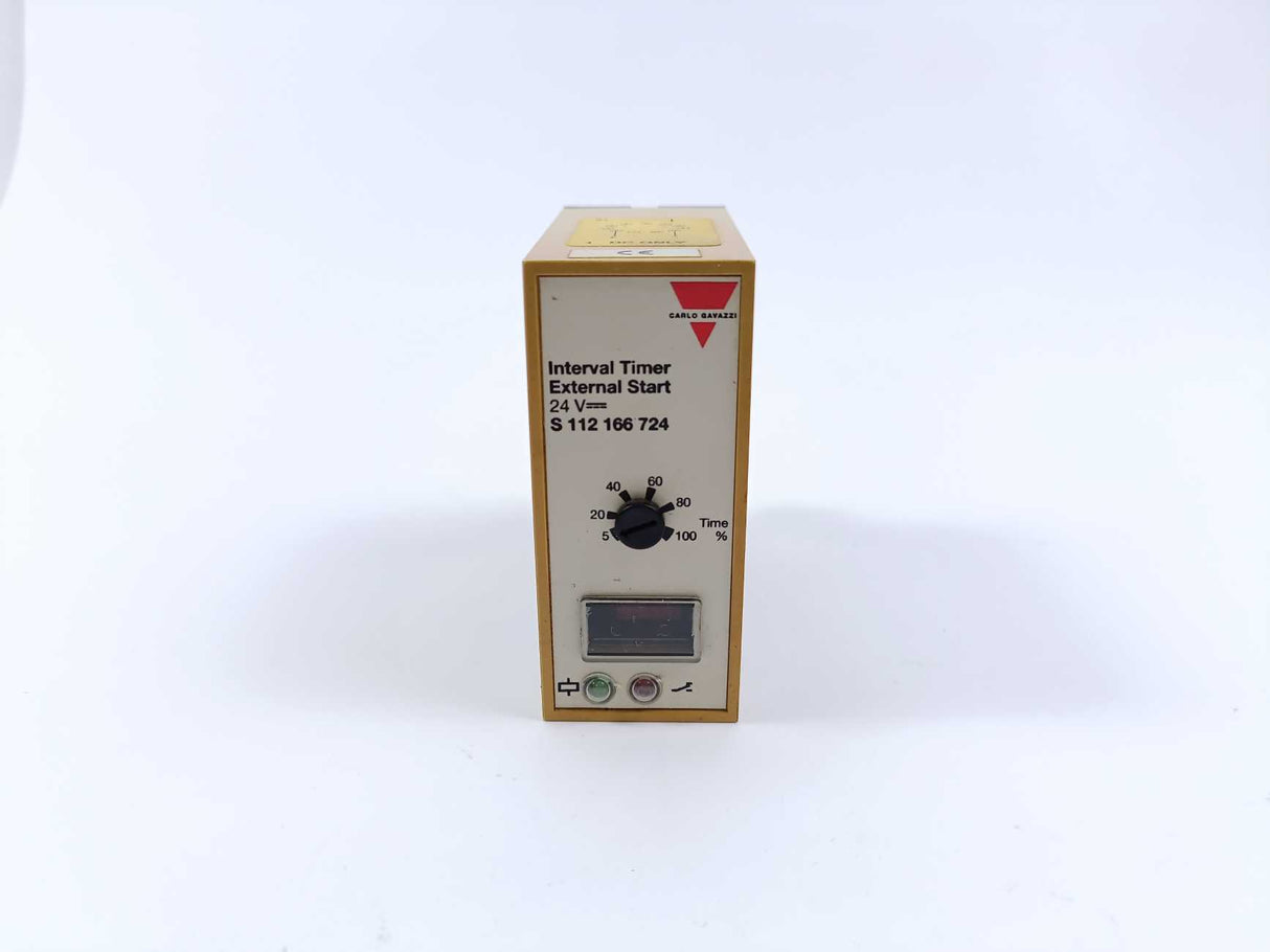 Carlo Gavazzi S 112 166 724 Interval Timer. External Start. 24VDC