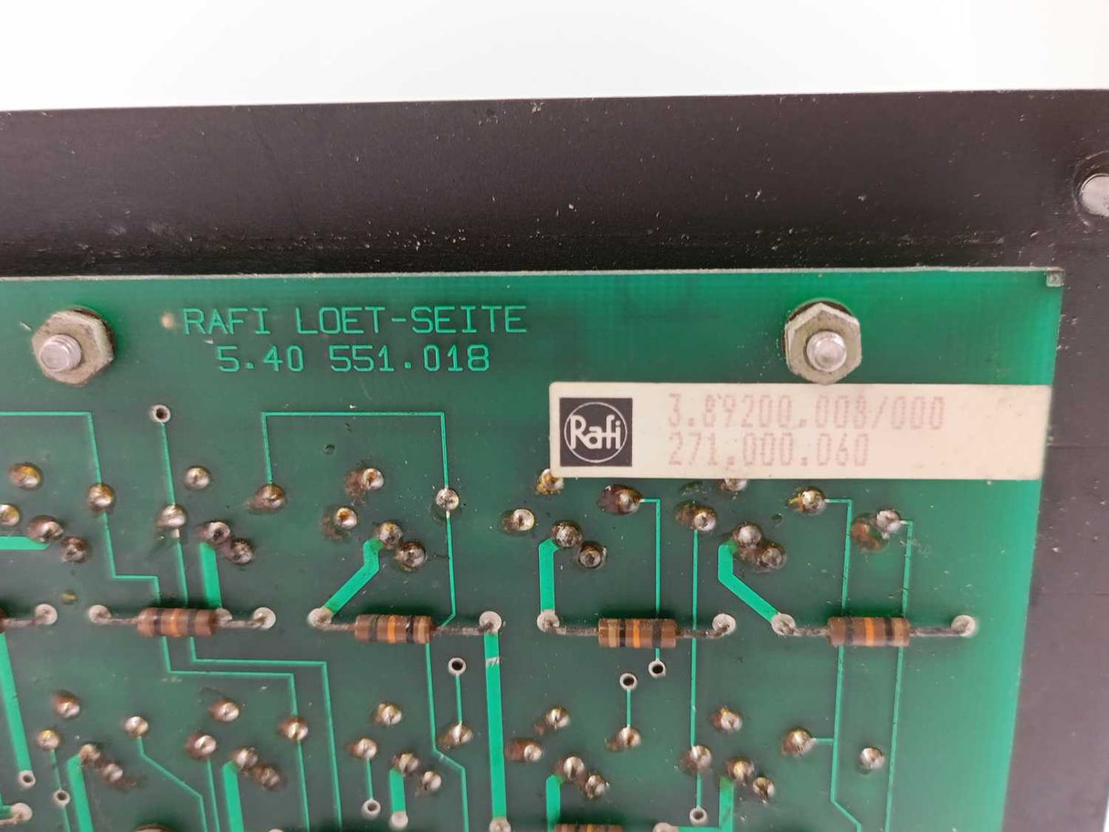 RAFI 3.89200.008 551.018 Keypad