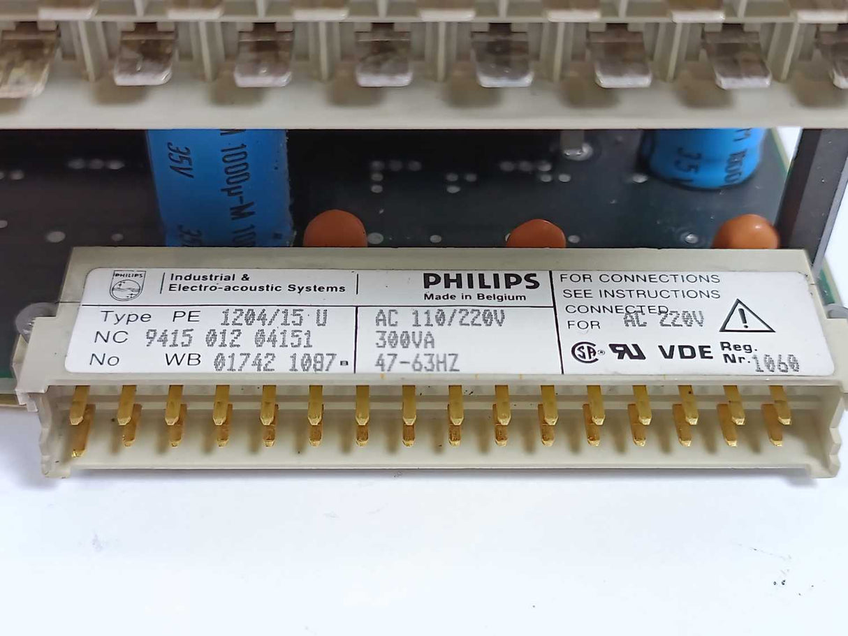 Philips 9404 462 09031 PE 1204/15 U Power Supply 220V 62Hz 300VA