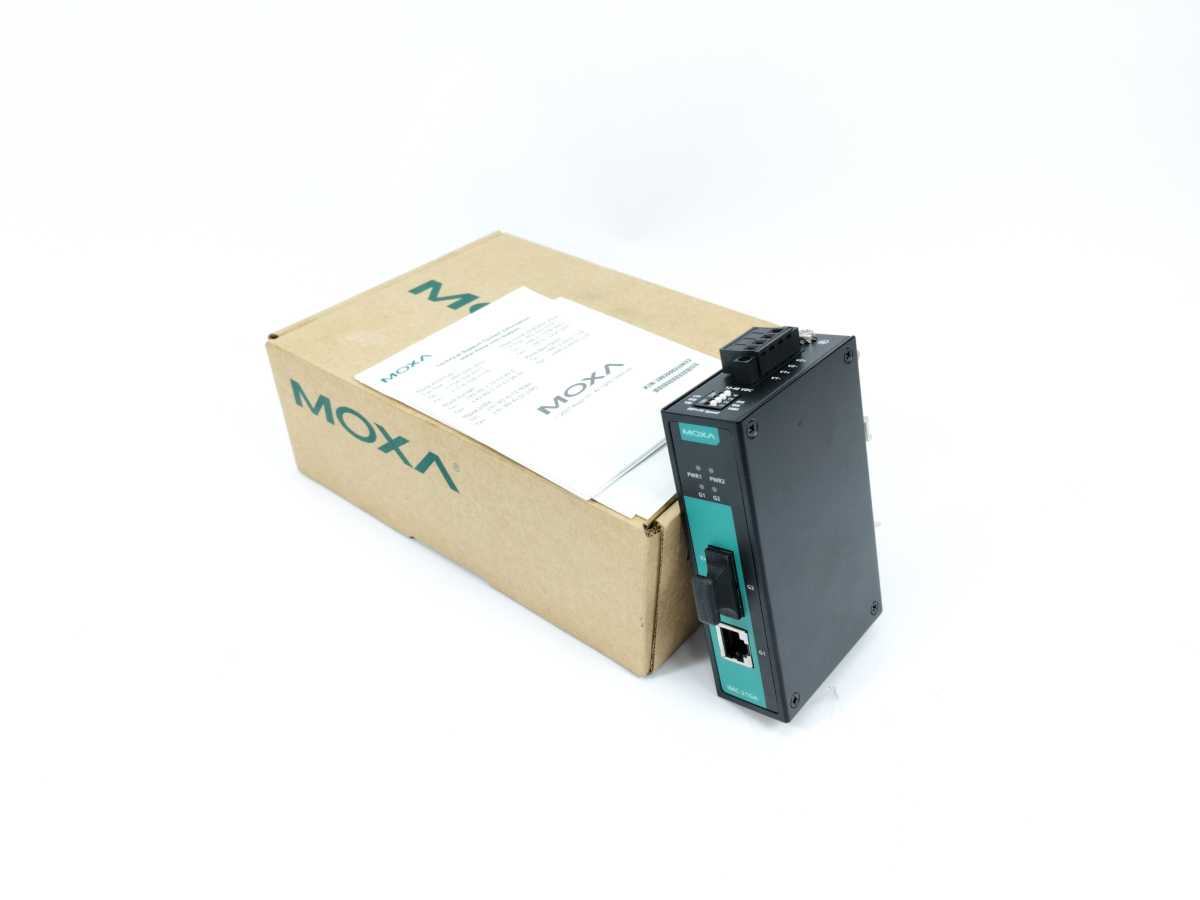 Moxa IMC-21GA-LX-SC Ethernet to Fiber Media Converters