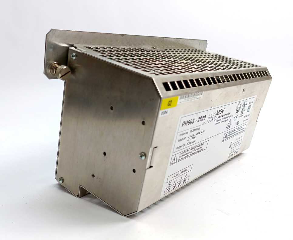 MGV 15.8044.600 Power Supply Unit PH603-2820 460V 2,0A