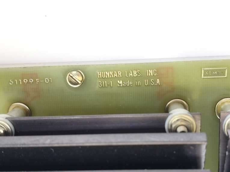 Hunkar Labs. Inc. 311-1 Program Profile Module