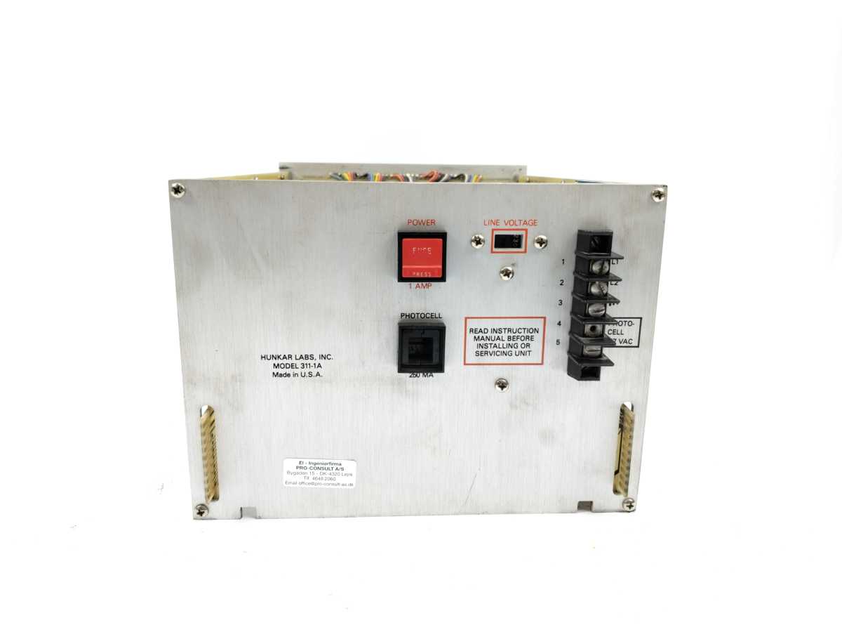 Hunkar Labs. Inc. 311-1A Program Generator BD Model