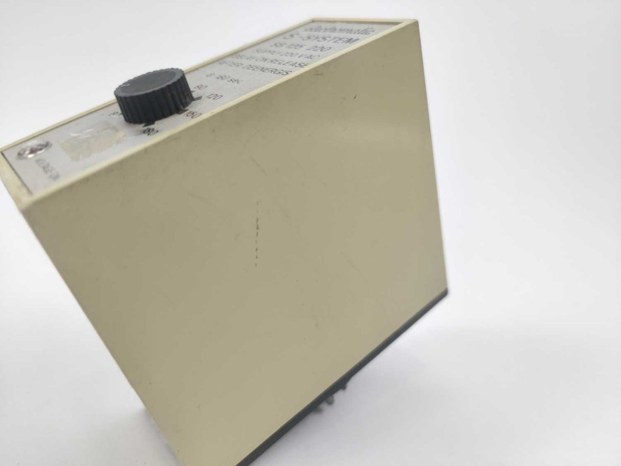 Electromatic SB 125 220 S-System Delay on Release after Deenergis 8-180 sec