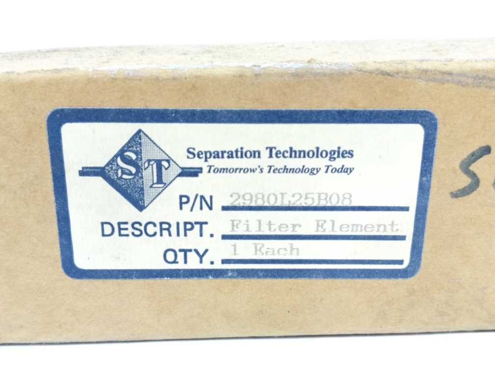 Separation Technologies 2980L25B08 Hydraulic Filter Element
