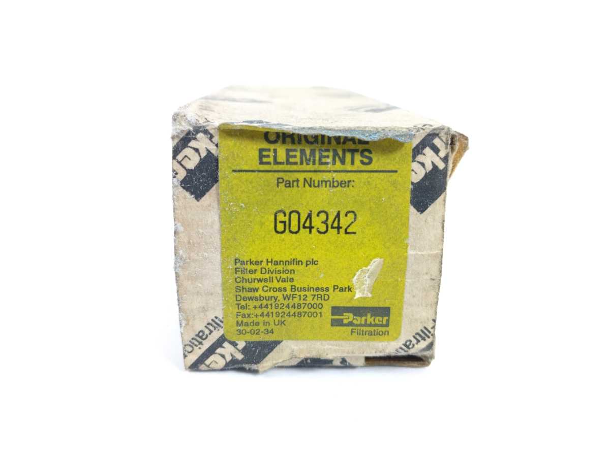 Parker Filtration G04342 Pressure Filter