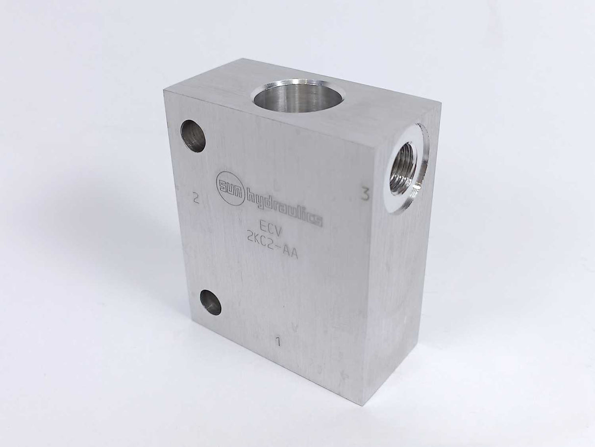 Sun Hydraulics ECV 2KC2-AA Standard Housing Aluminum TRQ 30-35 Lbt FT/41-47 Nm