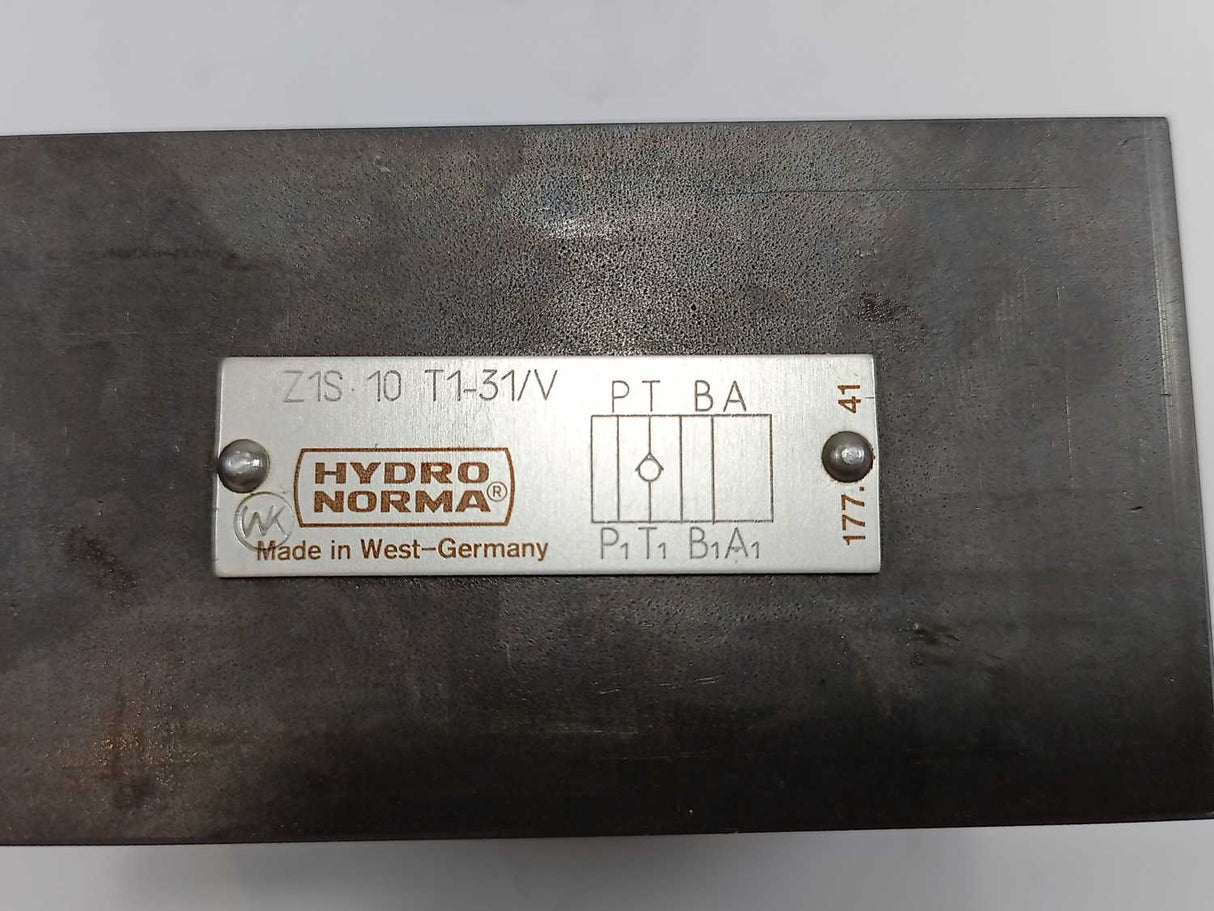 Rexroth Hydronorma Z1S 10 T1-31/V Non-Return Valve