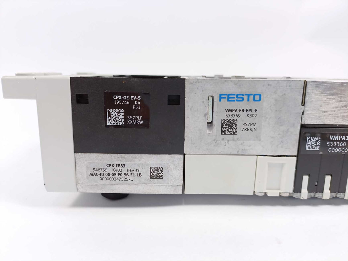 Festo 548755 CPX-FB33, Bus Node w/ 533369, 533360