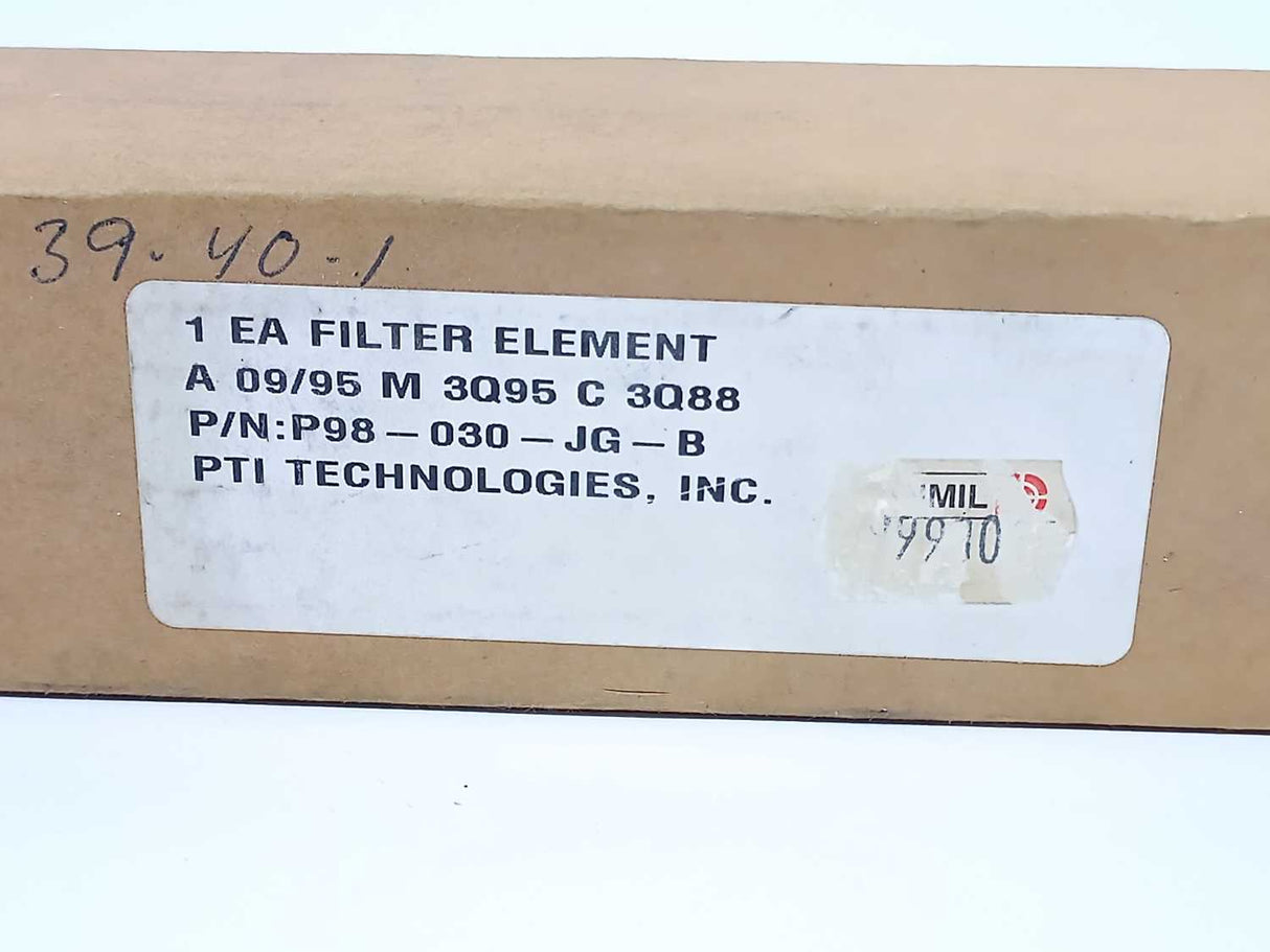 PTI Technologies P98-030-JG-B Oil Filter