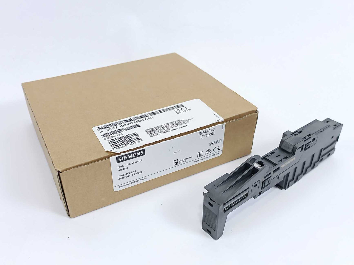 Siemens 6ES7193-4CA50-0AA0 Terminal Module Batch 5pcs.