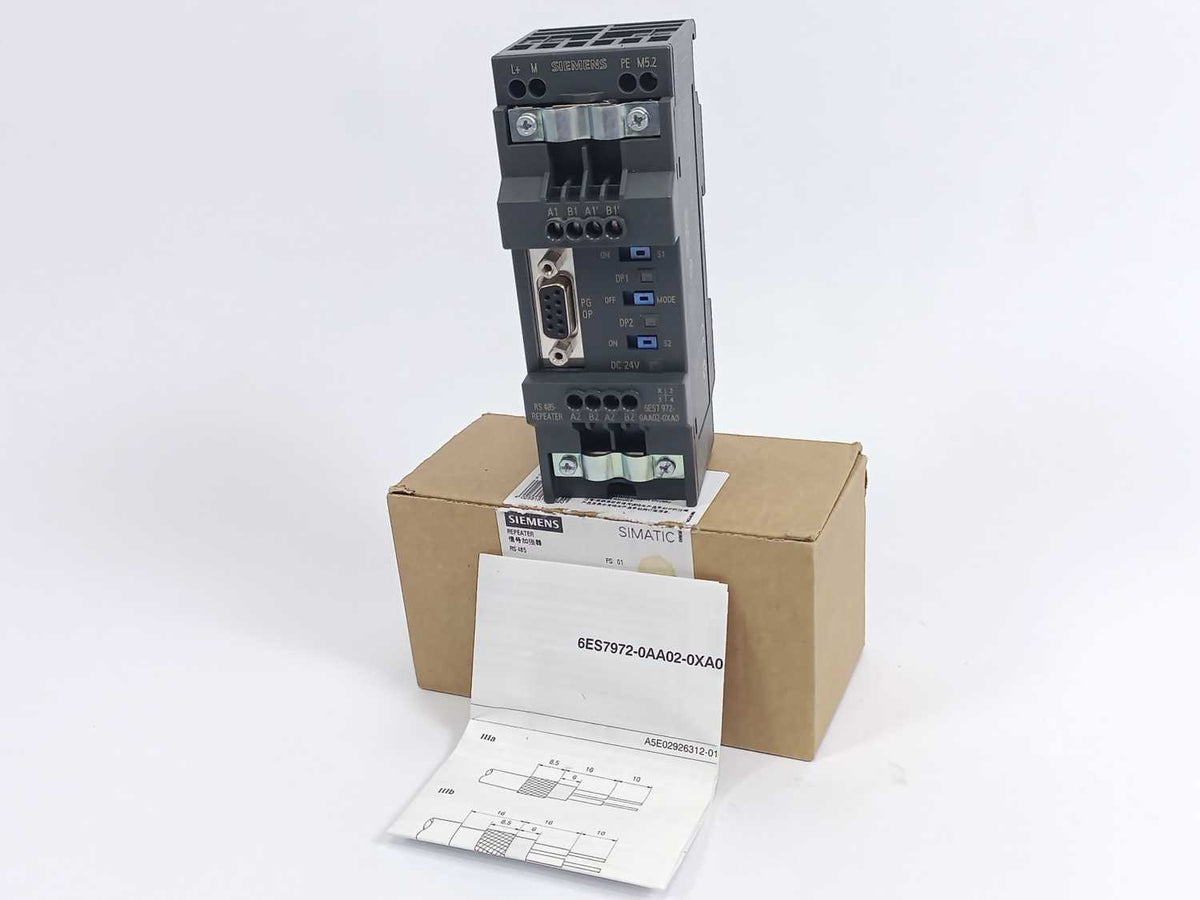 Siemens 6ES7 972-0AA02-0XA0 SIMATIC DP RS485 Repeater