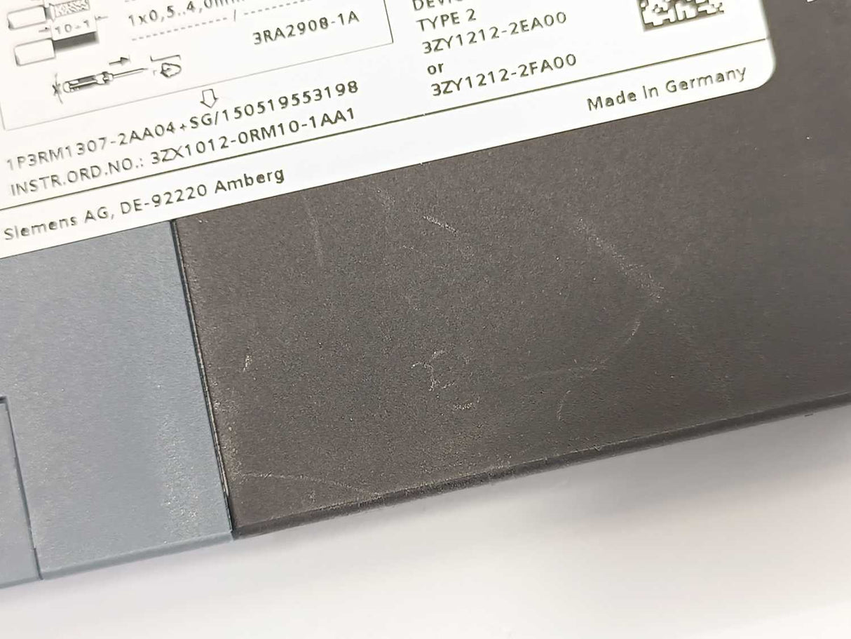 Siemens 3RM1307-2AA04 Failsafe Reversing Starter