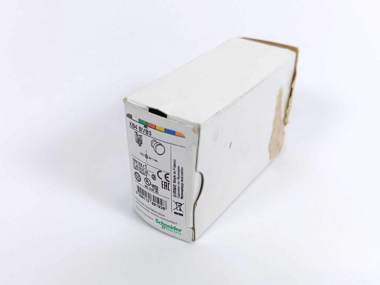 Schneider Electric XB4 BVB3 Pilot Light, Harmony XB4, Batch of 3pcs