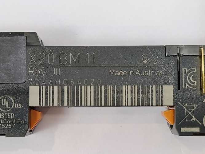 B&R Automation X20BM11 Bus Module Rev J0