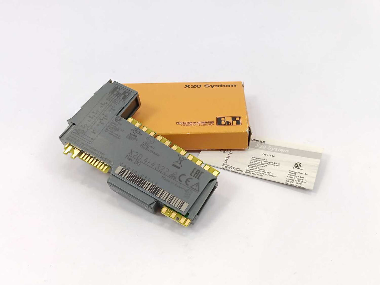 B&R X20 AI 4322 4 Analog Inputs Rev D0