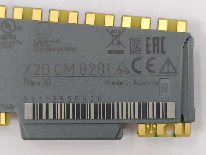B&R X20CM8281 I/O Module Rev. I0